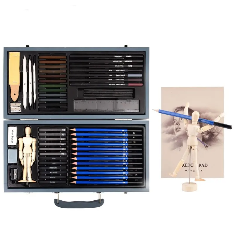 

60 шт./набор, деревянные карандаши для рисования