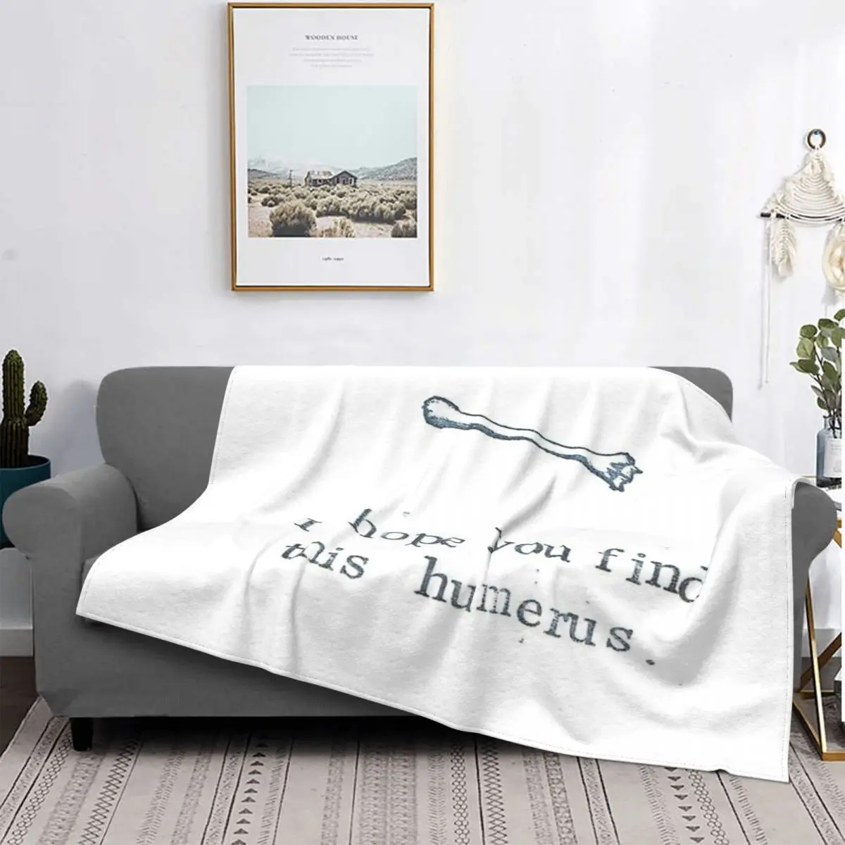 

I Hope You Find This Humerus Blanket Bedspread Bed Plaid Bedspread Sofa Blanket Picnic Blanket Summer Bedspread
