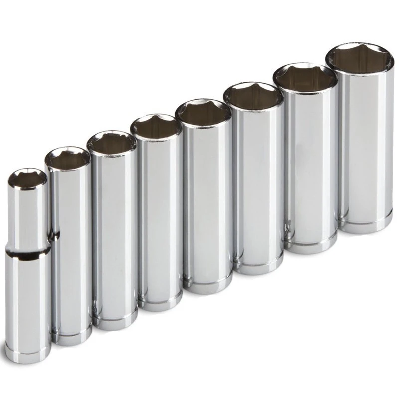 

New 8Pc 3/8-Inch Drive Deep Socket Set,Metric,10 Mm-19 Mm
