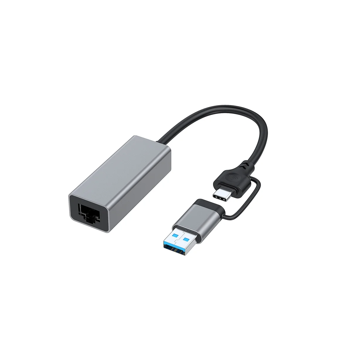

Проводная сетевая карта USB Type C к RJ45, внешняя Проводная сетевая карта USB 3,0 к Ethernet-адаптеру для ноутбука, ПК, 100 Мбит/с