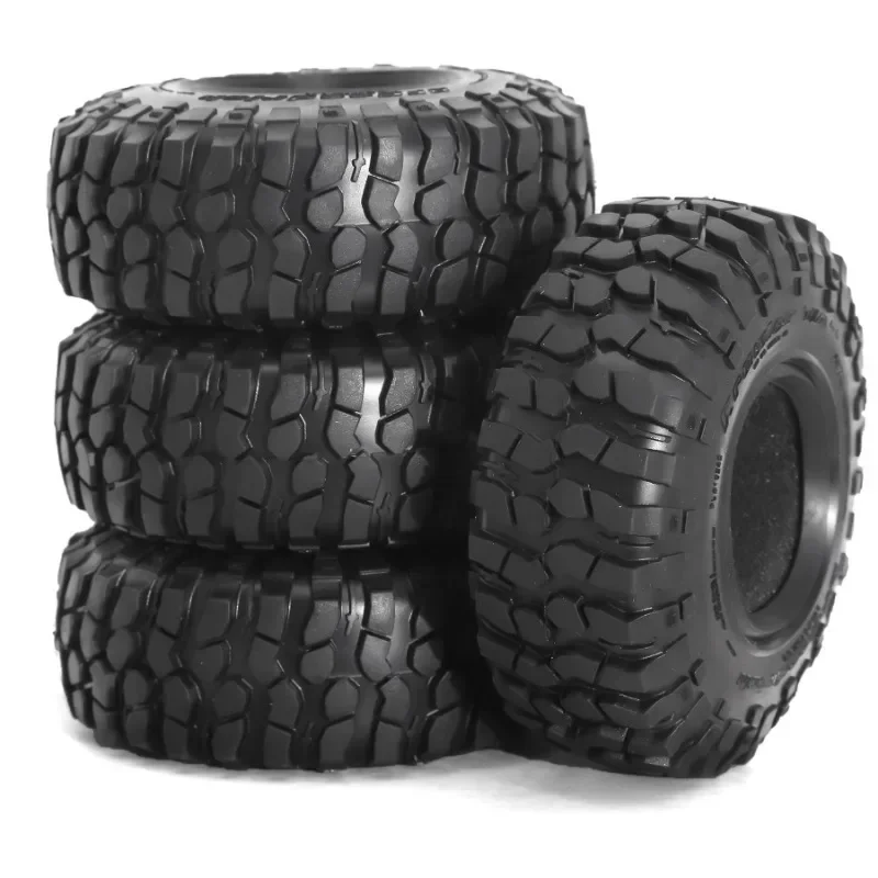 4 шт. 106 мм 1 9 дюйма резиновая шина для 1/10 RC гусеничного автомобиля осевой SCX10 II III