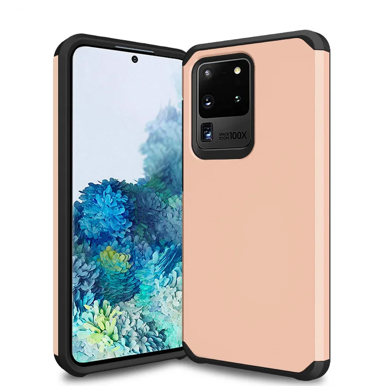 

10pcs/lot TPU+PC Dual Layer Hybrid Slim Armor Combo Case for Samsung Galaxy S20 Ultra Plus Hard Back Cover