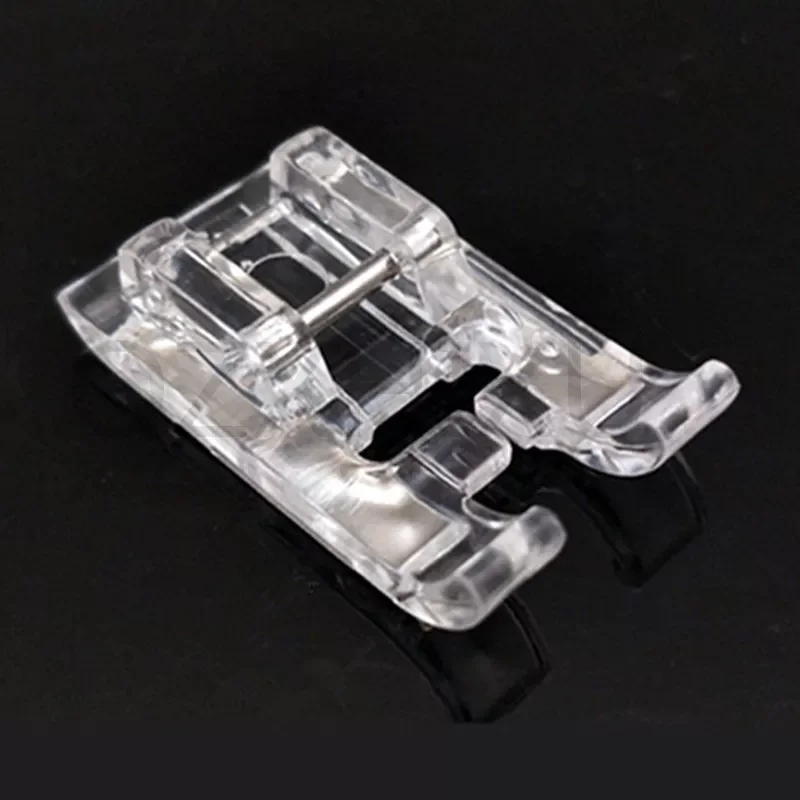 

Clear Open Toe Satin Stitch Presser Foot For All Domestic Low Shank Snap-on Sewing Machine Accessories 7YJ313