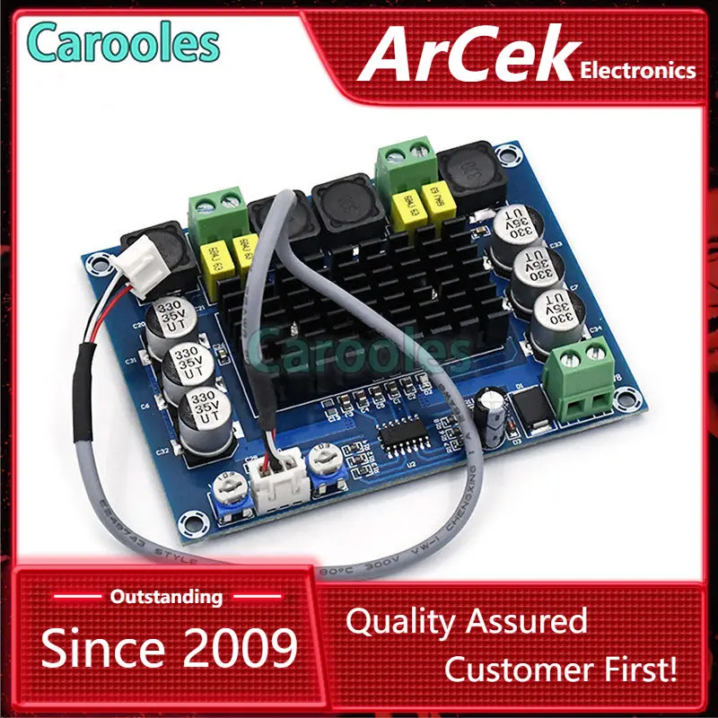 Встроенный звуковой усилитель CS8673, 1 шт., 2*120 Вт, 240 Вт, для самостоятельной сборки, двухканальная цифровая стерео аудио Плата усилителя мощности, высокая мощность