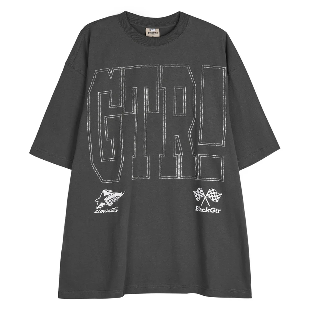 

Футболка мужская с надписью Diamond, хлопковая уличная одежда в стиле хип-хоп, топ оверсайз с коротким рукавом, в стиле Харадзюку, лето 2022