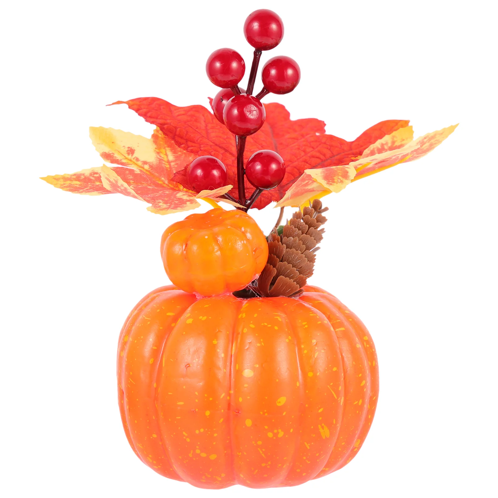 

Pumpkin Decor Pumpkins Fall Artificialharvest Fake Thanksgiving Ornament Maple Autumn Lifelike Decoration Propfoam Decorating