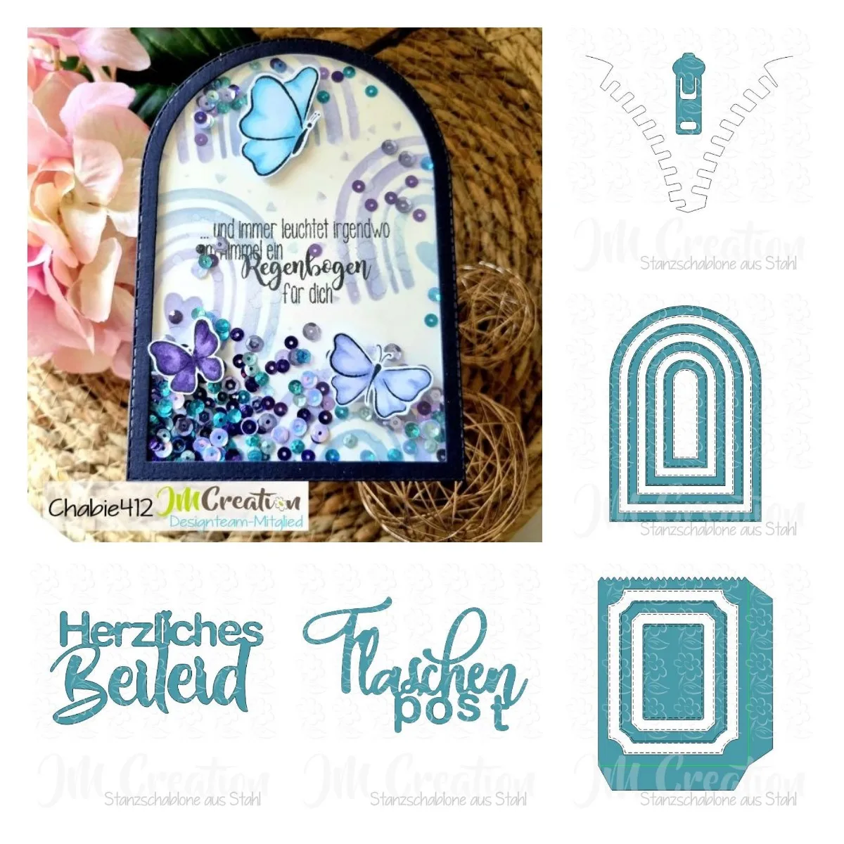 

2022 Bottle Message Atc Mini Bag Book Set Condolences Zipper Cutting Dies Diy Craft Paper Scrapbooking Decoration Embossing Mold