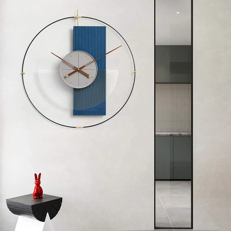 

Art Luxury Wall Clock European Designer Silent Modern Mechanical Wall Clock Nordic Unique Home Decoration Accessories Modern