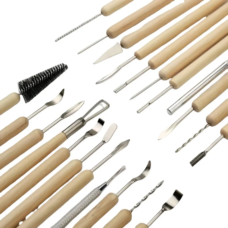 Инструменты для керамики 31 Набор ножей резьбы по полимерному камню из пластика