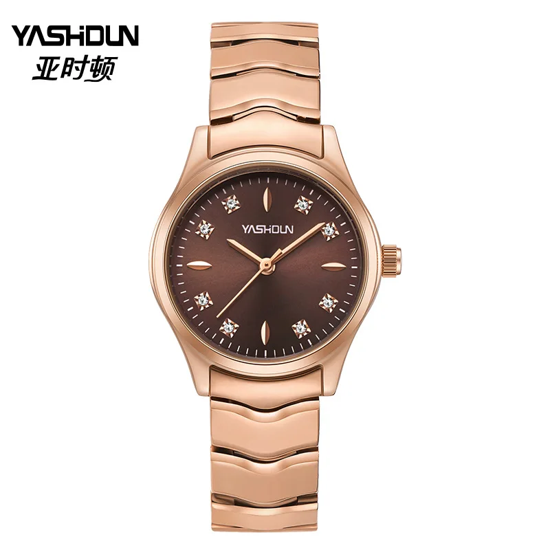 New hot selling women's watch temperament classic quartz watch student female watch trend steel belt watch wholesale