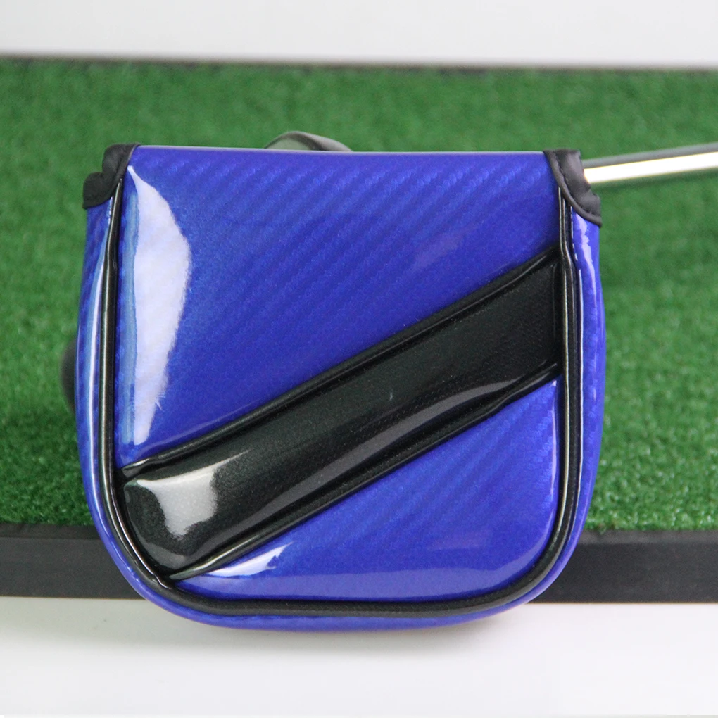 

PU Waterproof Golf Club Covers Simple Gifts for Golfers Men Inner Thickened Plush Multicolor Tetragon Protective Sheath Red