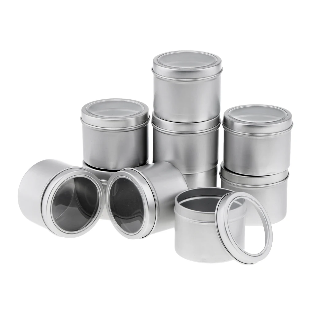 

10 Packung 3,4 oz, алюминиевые свечи для макияжа, лосьон, жестяные банки