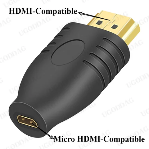 HDMI-совместимый M/F конвертер Стандартный HDMI-совместимый переходник с разъемом «папа» на Micro HDMI-совместимый «мама»