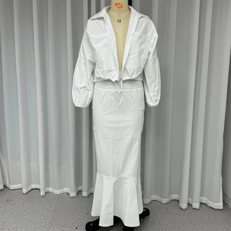 Женский офисный комплект Wefads элегантный однотонный кардиган на шнуровке с