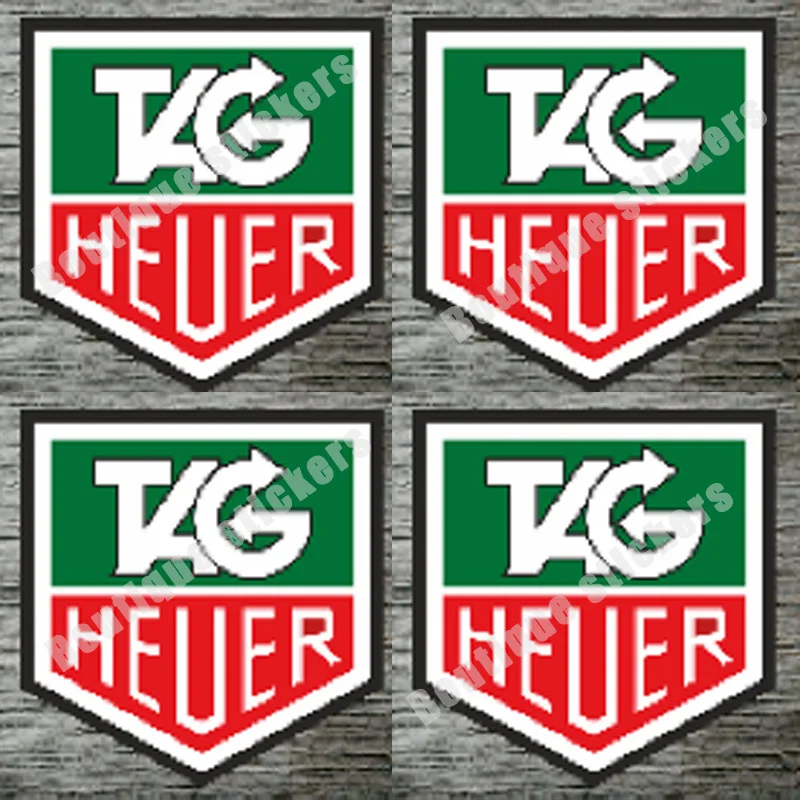 

4X Creative Decals Vinilo Aufkleber Adesivi Autocollant Tag Heuer TAGHEUER Car Stickers Vinyl Car Racing and Helmet Decals