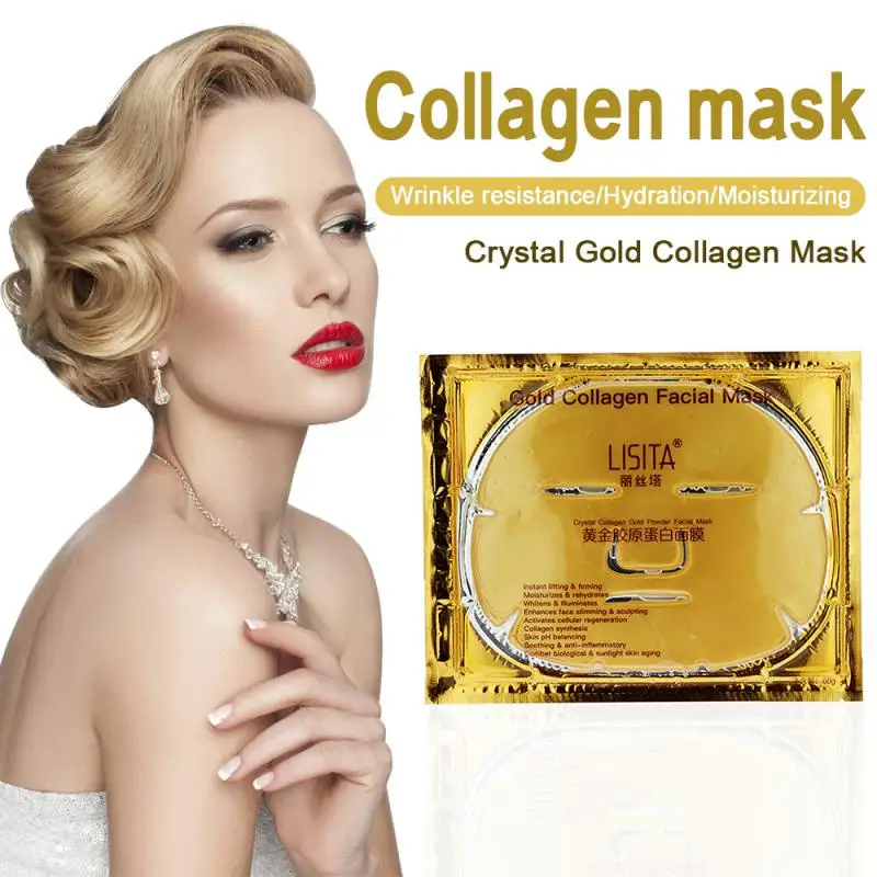 

Revitalizing Anti-aging Face Mask Luxury Nourishing Deep Hydration For Skin Collagen Glow Bestselling Crystal Gold Firming