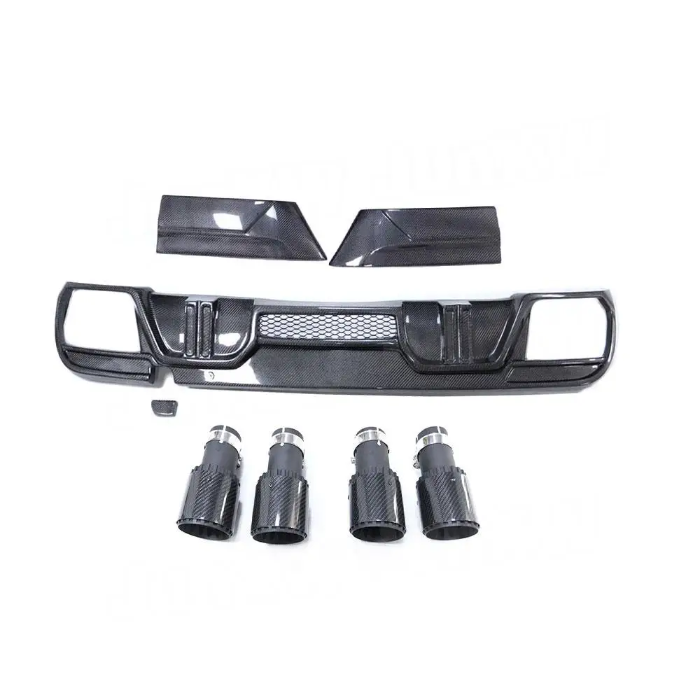 Диффузор заднего бампера Bodykit для BMW F96 X6M 2019-2022 разветвители подбородка с