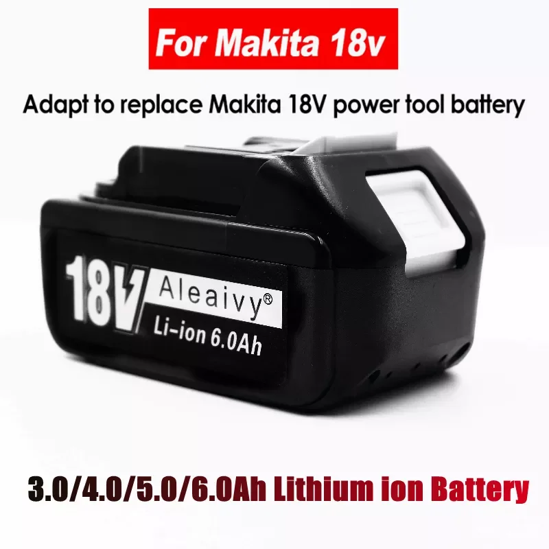 

18650 Rechargeable Battery BL1860 for Makita 18V Battery 6.0ah Rechargeable Replacement BL1840 BL1850 Lithium Ion 18v Battery