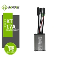 electric bicycle controller kt 17a 36v48v 250w 350w 6 mosfet brushless motor controller with light function for conversion kit