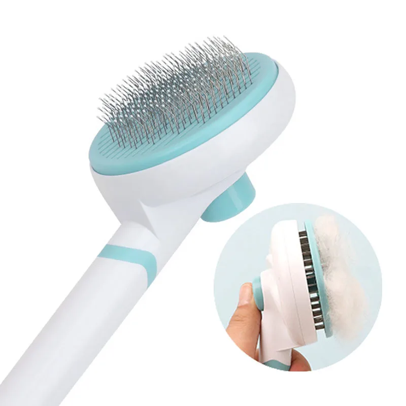 

Large Hair Cleaning Removal Care Metal Comb Skin Needle Grooming Pet Bush Floating Combs Dogs Small Hair Supplies Pet For Beauty