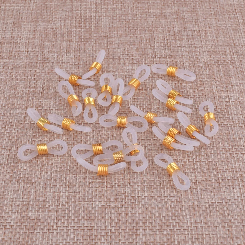 Цепочка для очков ручной работы нескользящий мягкий резиновый шнурок с двумя