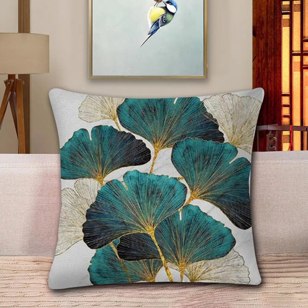 

Useful Cushion Cover 4 Styles Breathable Lightweight Decorative Square Pillow Case Pillow Case Dust-proof