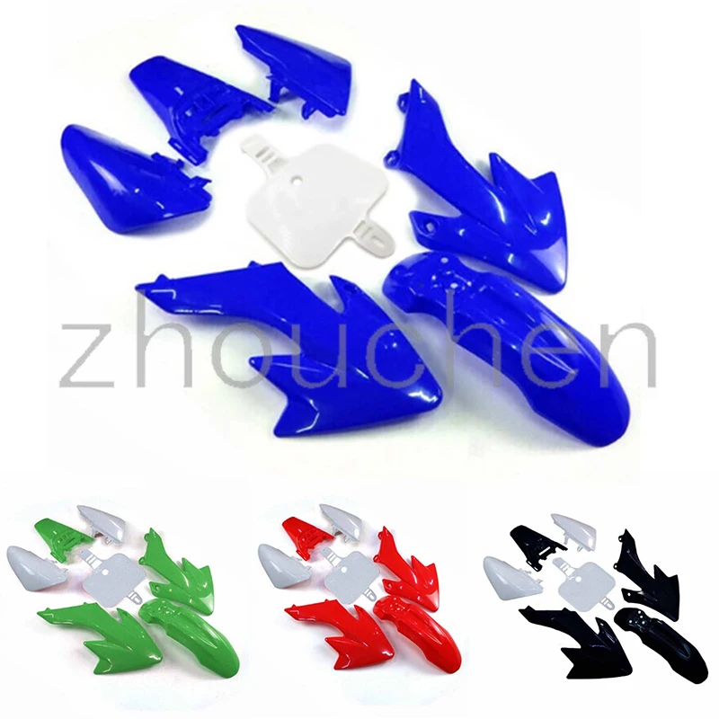 

Motorcycle Fairing Set Body Kit Plastic Fender Mudguard Number Plate Cover For HONDA XR50 CRF50 50/70/90/110/125CC Pit Dirt Bike