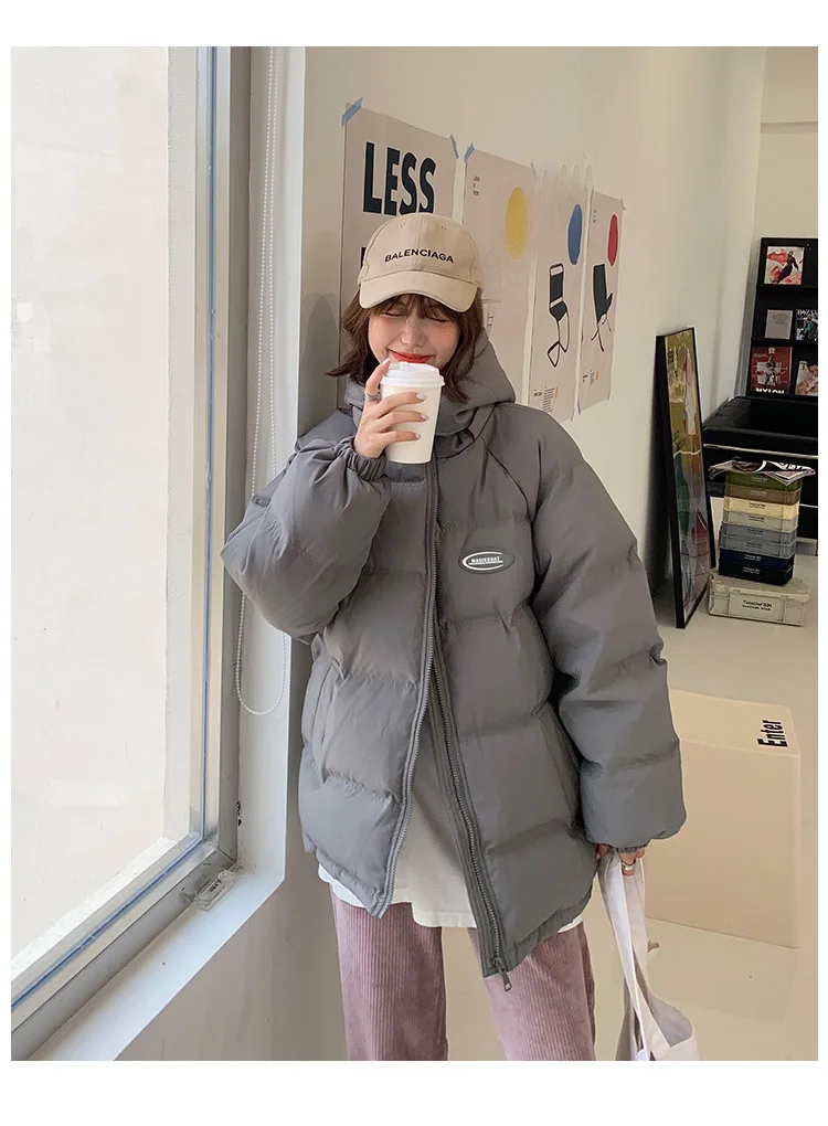 Korean Version of Short Lightweight Down Jacket Female New White Eiderdown Small Man Thick Bread Clothing Winter  Comfortable