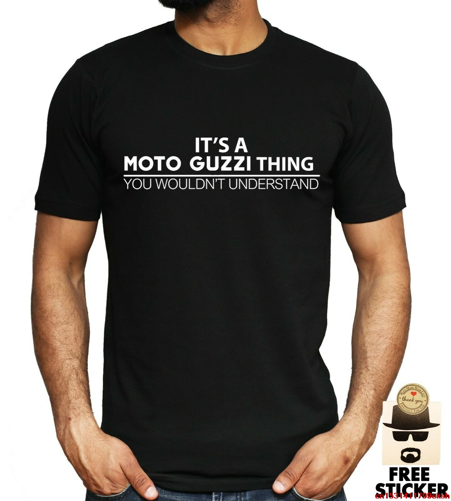 

Забавная Мужская футболка для мотоцикла It's A Moto Guzzi Thing, Размеры S - 4XL