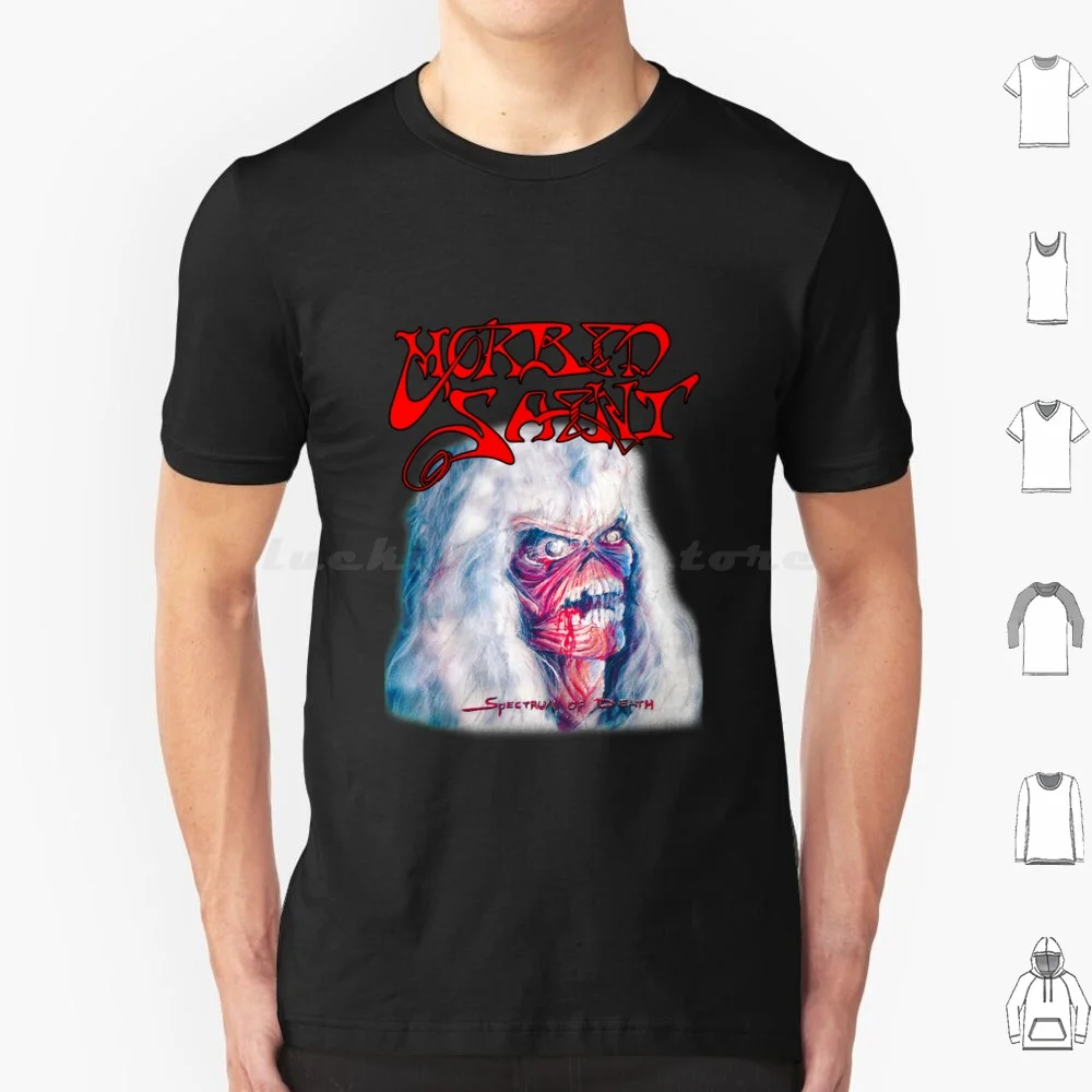Винтажная футболка с фотографией Morbid Saint Spectrum Of Death Old School Heavypowerthrash 6Xl хлопковая