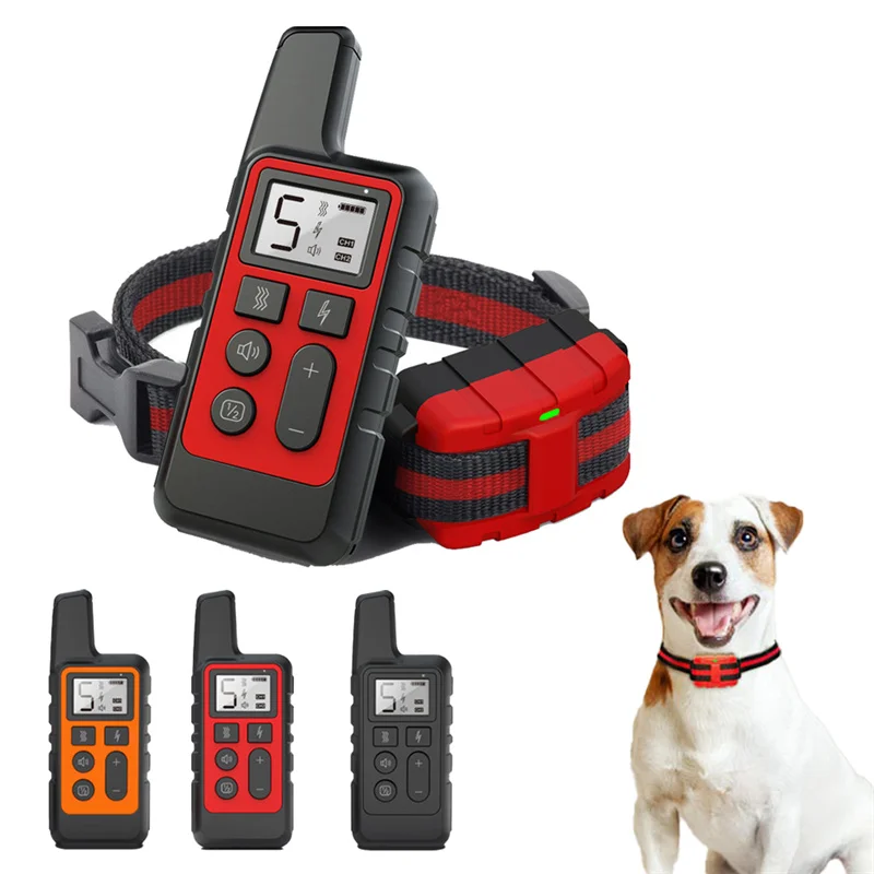 

Dog Bark Collar Pet Training Waterproof Vibration Electric Shocker Pet Bark Stop Shock Collar Rechargeable Dog Training Collar