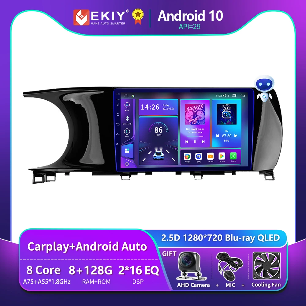 

EKIY T900 8G 128G For Kia K5 3 III 2020 2021 Car Radio Multimedia Video Player Navigation GPS Android Auto Carplay No 2 DIN DVD