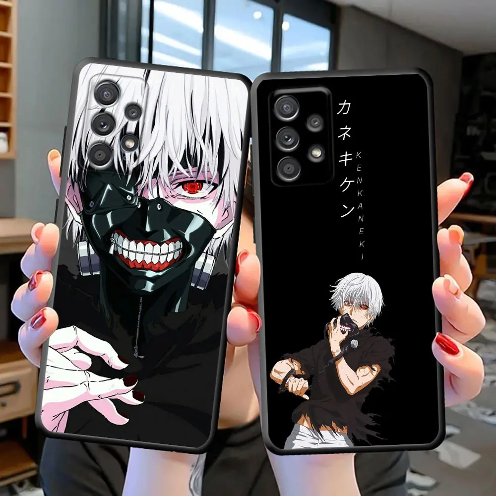 

Funda Coque S23 Case For Samsung S23 S22 S21 S20 FE S10 S10E LITE S9 S8 PLUS ULTRA 5G Case Para Kaneki Ken Tokyo Ghoul Anime