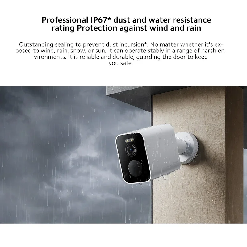[Свежі свіжість】Злобальна версія Xiaomi Outdoor Camera BW500 10000mAh Супервеликий акумулятор