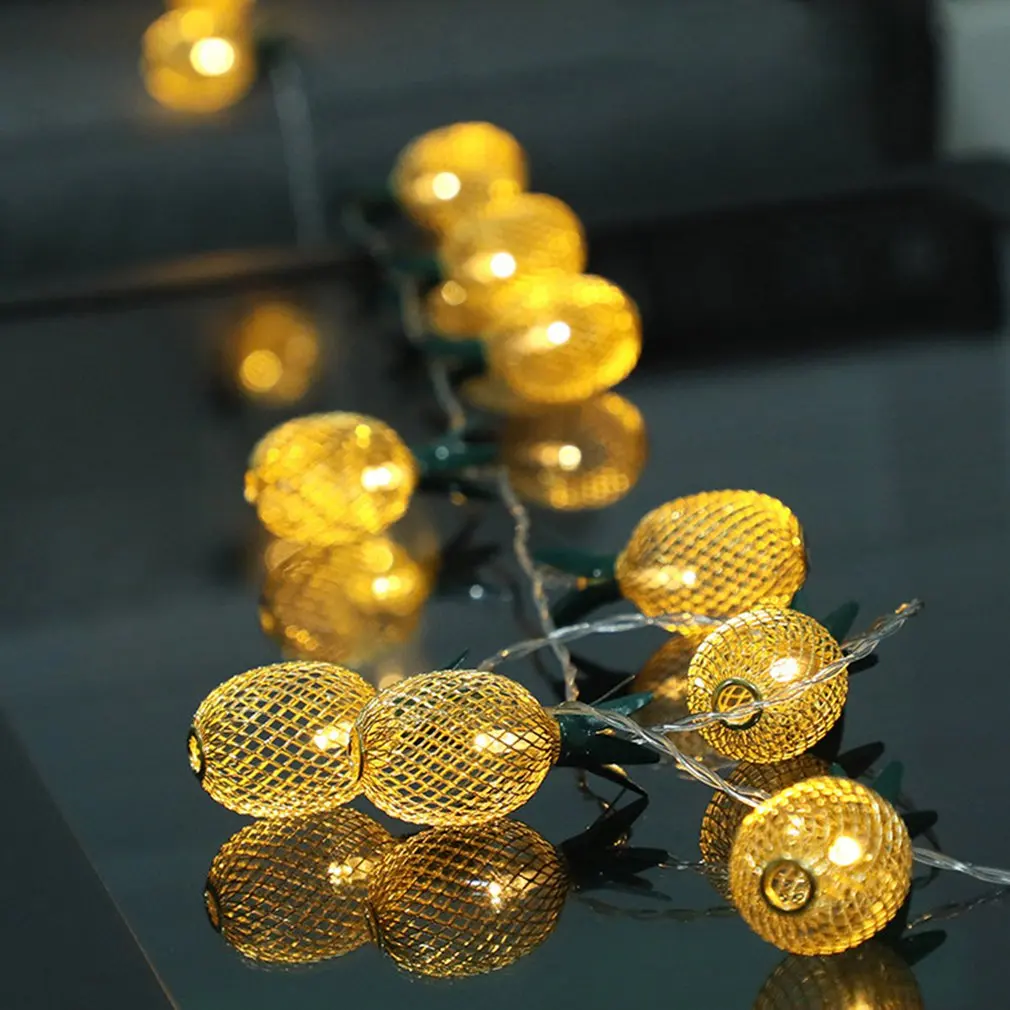 

Led Pineapple Pattern Lights String Lights Flashing Lights Battery Starry Christmas Dorm Wedding Decoration
