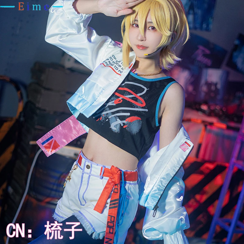 

Костюм для косплея эйме из игры звезды Нито назуна, модный костюм для вечерние, пальто, рубашка, брюки, униформа для Хэллоуина на заказ