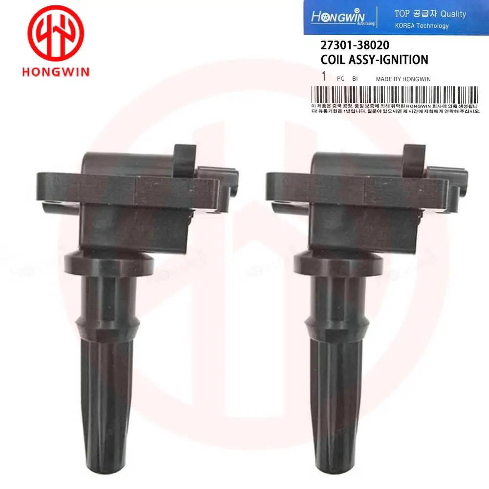 

Один комплект из 2 новых катушек зажигания для HHyundai Santa Fe Sonata Kia Optima 2.4L 4cyl 199-2006 UF285 / 5C1155 / 27301-38020