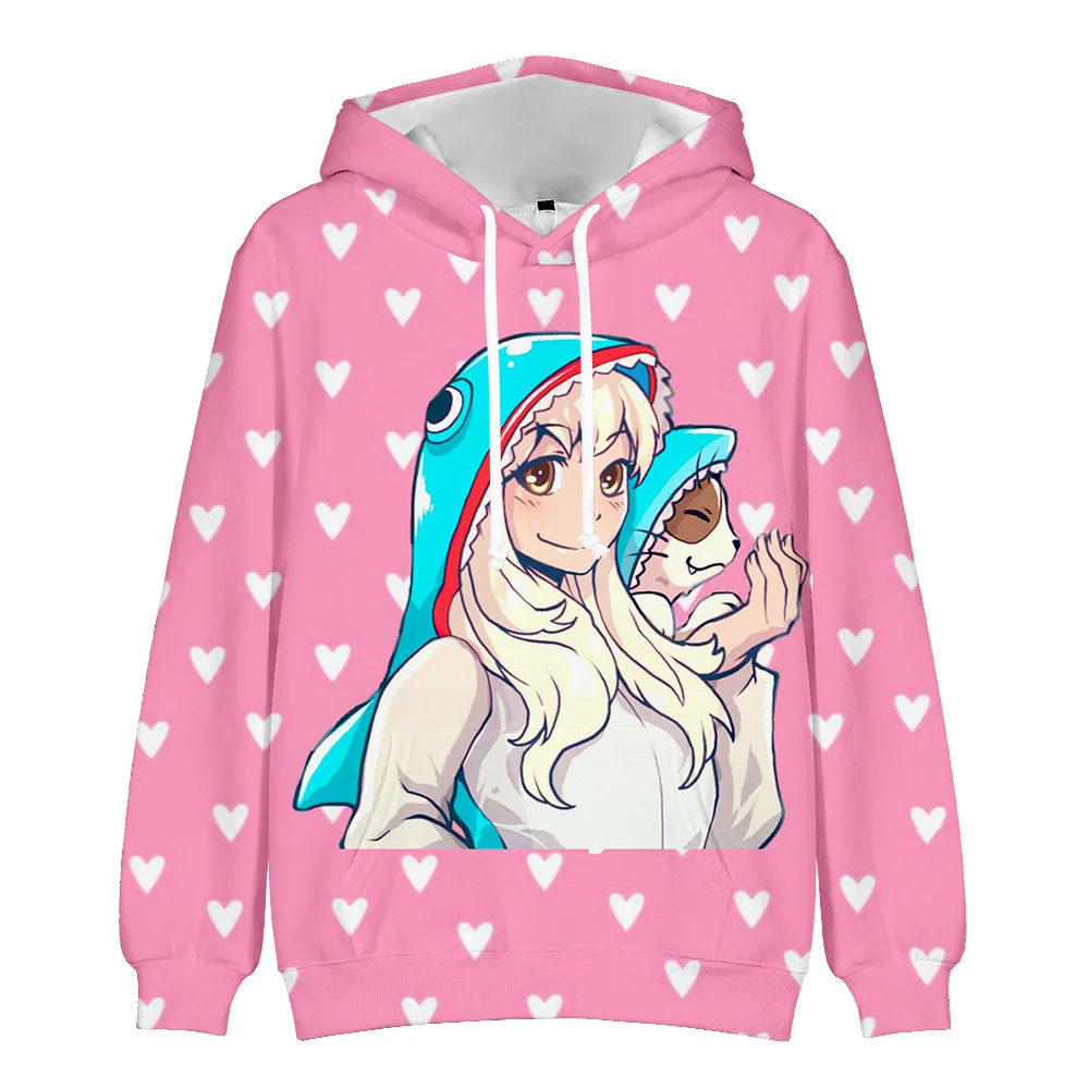 

Kawaii Children Hoodies 3D Print LEAH ASHE Hoodie Letter Toddler Girl Sweatshirt Men Women Fashion Casual Ha 100-4XL Oversized