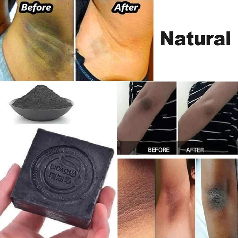 

100g Africa Nigeria Handmade Soap Vagina Whitening Lighten Dark Bikini Line Bamboo Charcoal Cleansing Soap Remove Dullness Care