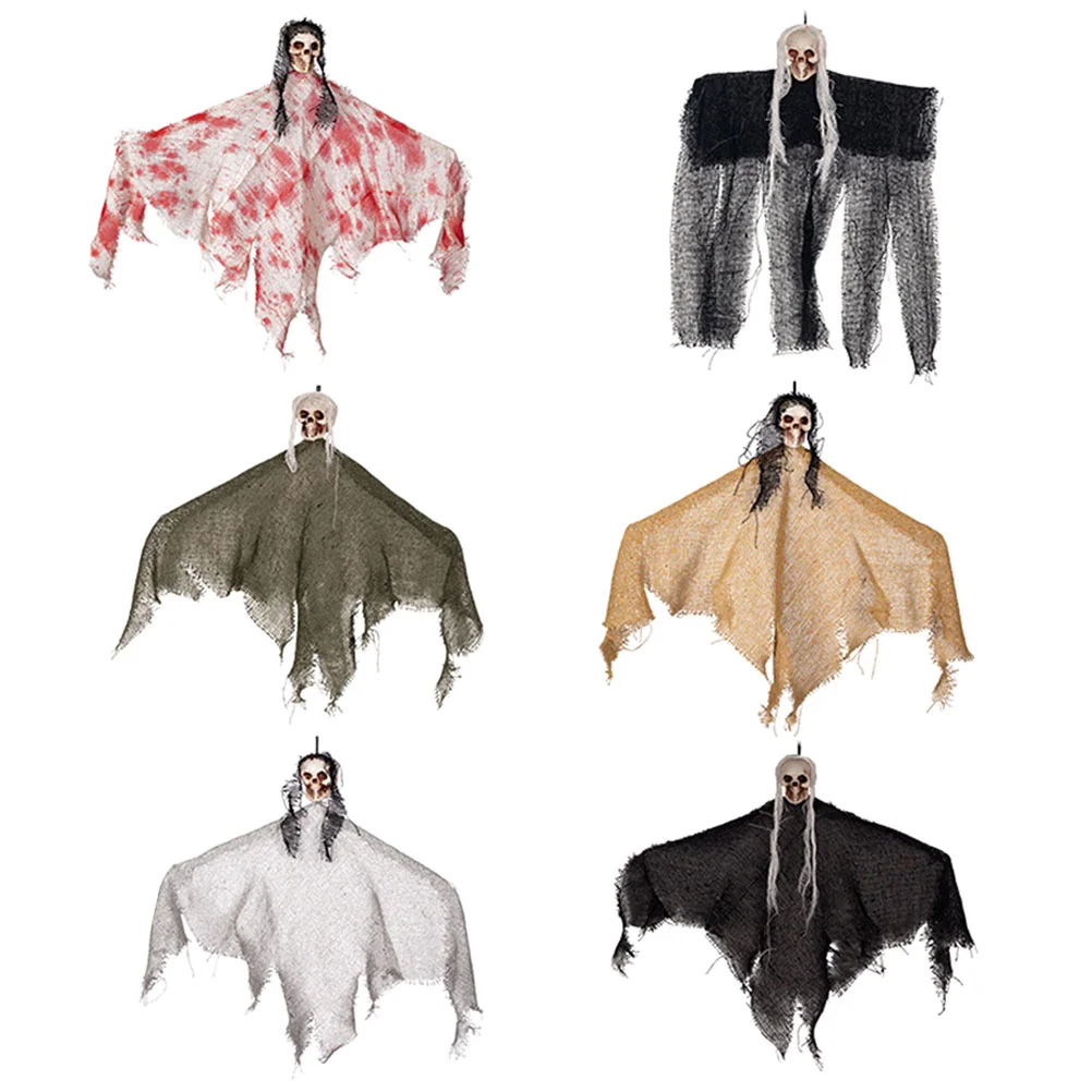 

6 шт., подвесные пластиковые фигурки призраков