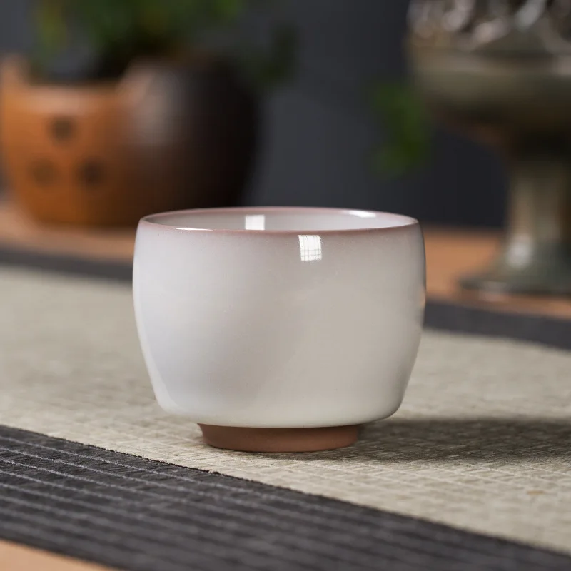 

Креативная керамическая чашка Longquan Celadon ручной работы, искусственная чаша для чая, чашка для чая