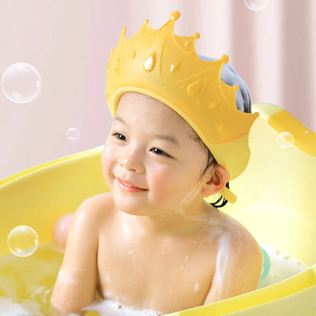 

Регулируемая Крышка для душа для новорожденных, переработанный щиток для волос, защита для ушей, для ванной, головной убор для душа, Бытовые ...