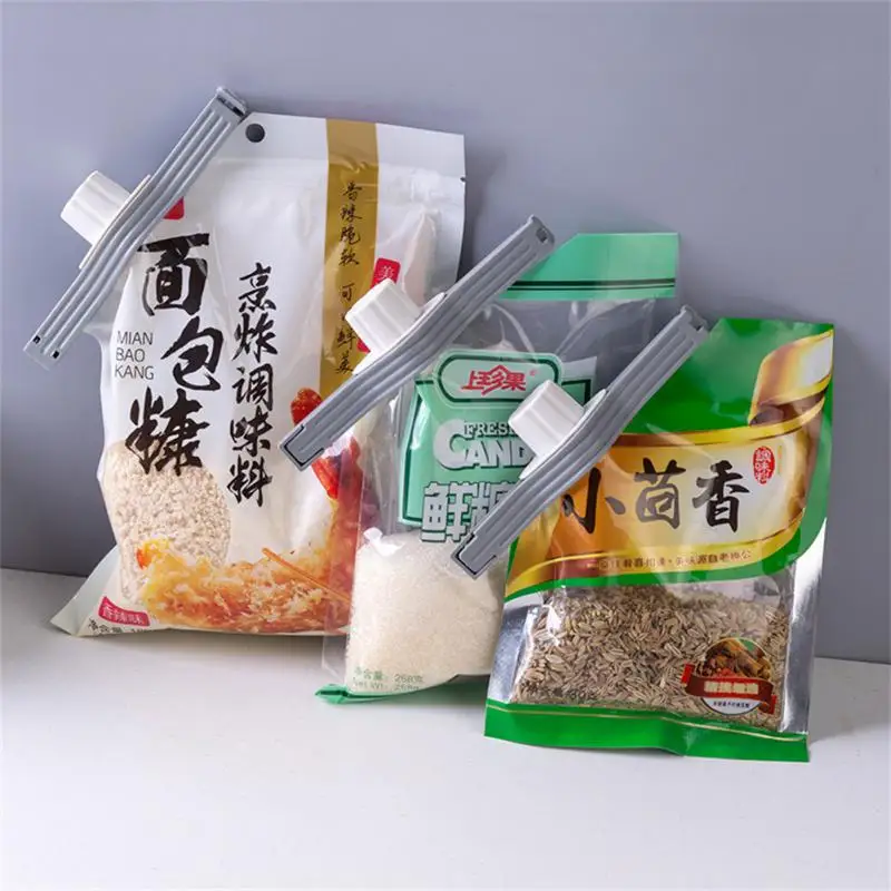 

Preservation Clip Kitchen Food Milk Powder Bag Sealing Clip Food Plastic Discharge Nozzle Sealing Clip Kitchen Accessories