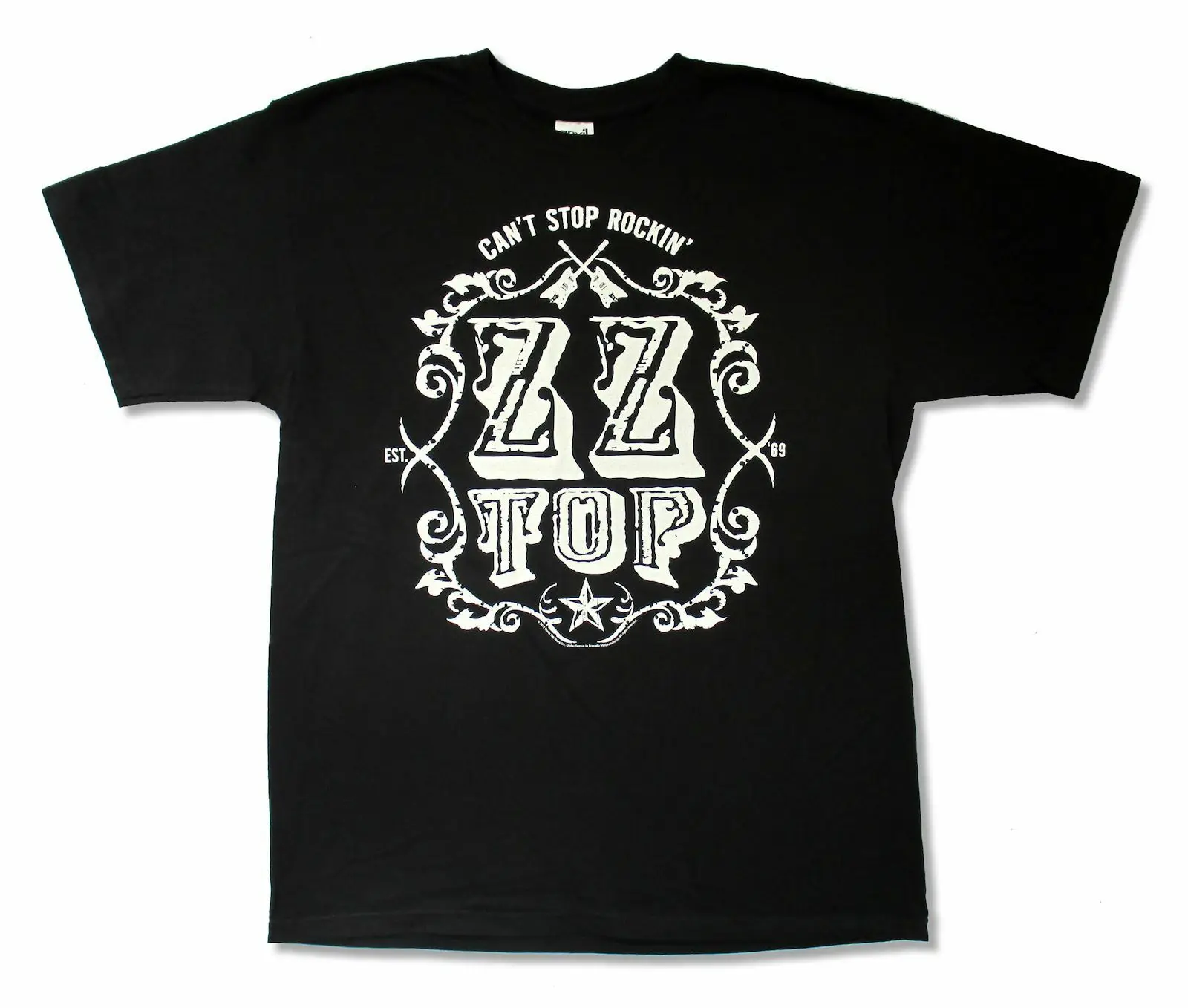

ZZ Top Can'T Stop Rockin' Tour 2013 Ok Ms Black T Shirt New