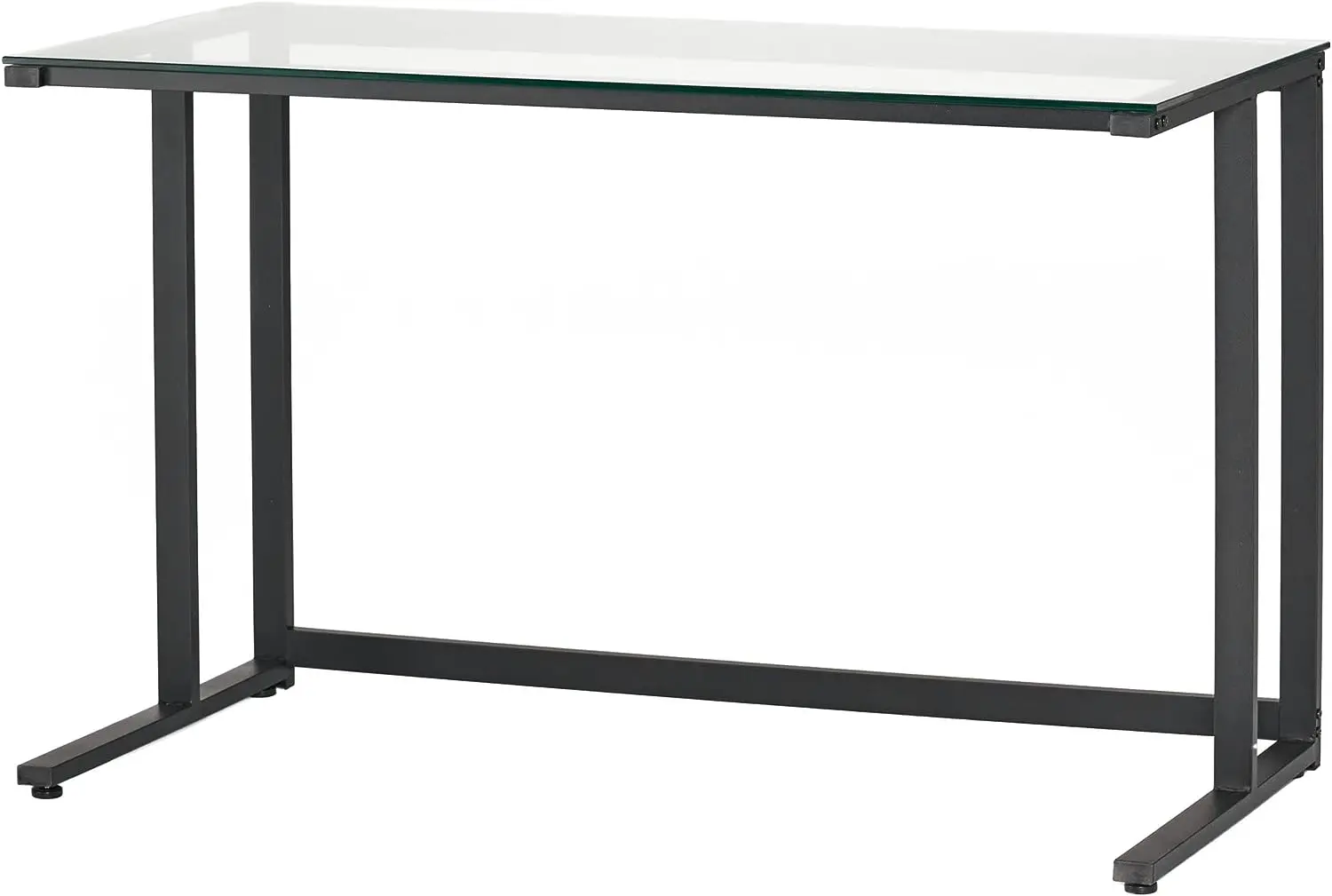

Tempered Glass Computer Desk, Black