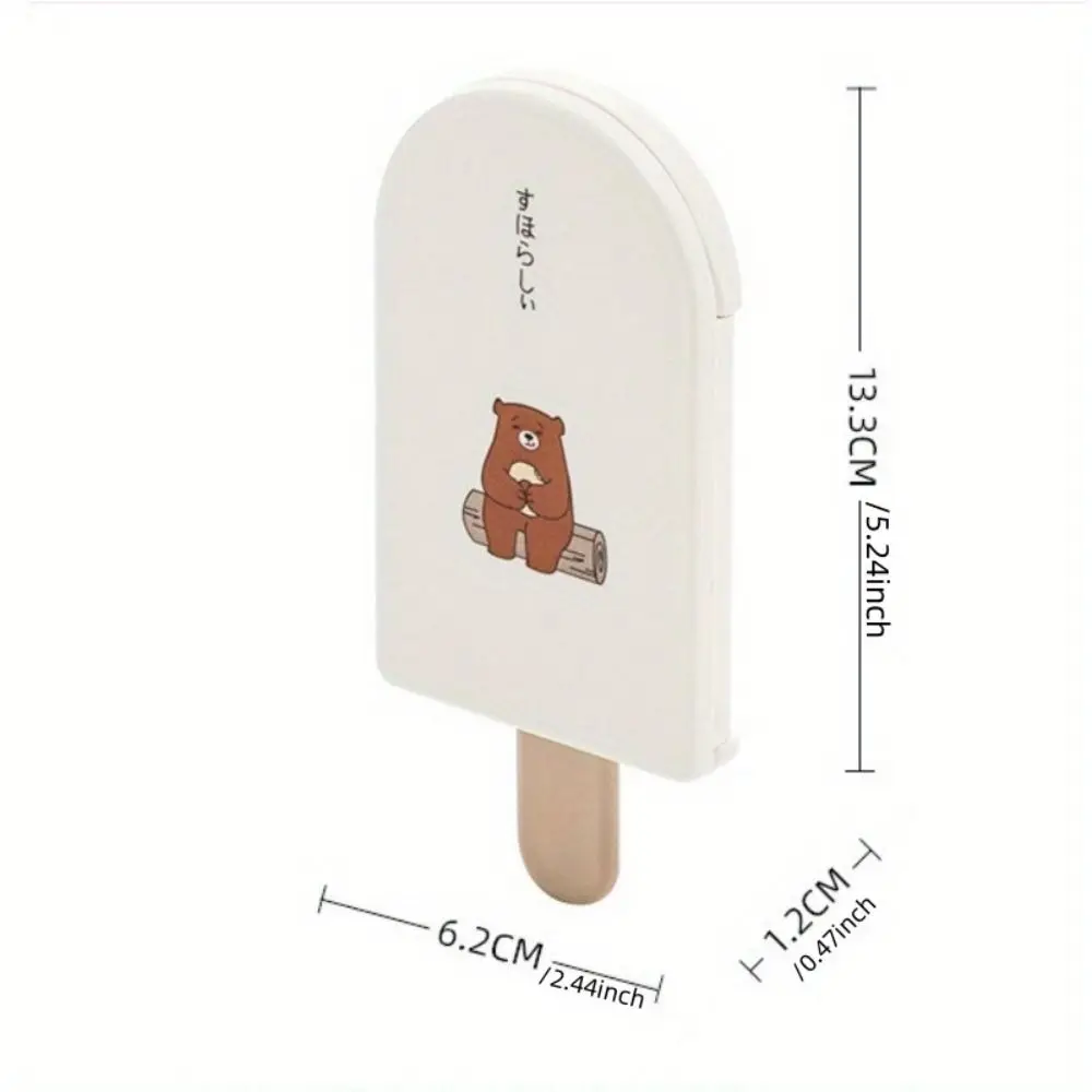 Зеркало для прикосновения в форме мороженого ручное искусственное мини