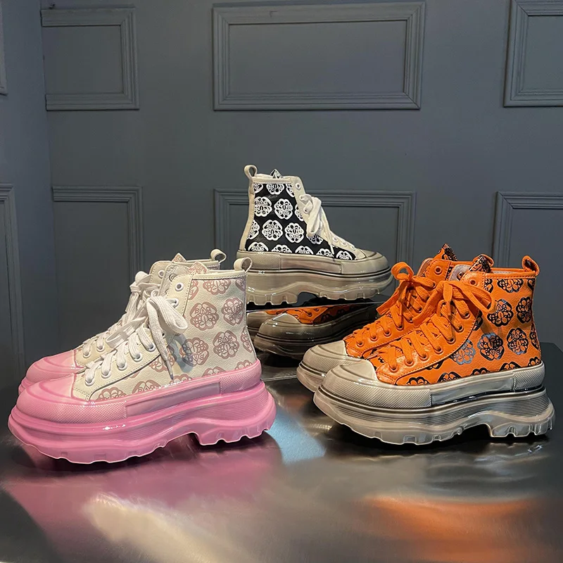 

Ботинки LLUUMIU женские в британском стиле, короткие сноубутсы на толстой подошве, в стиле ретро, в Корейском стиле, весна 2022