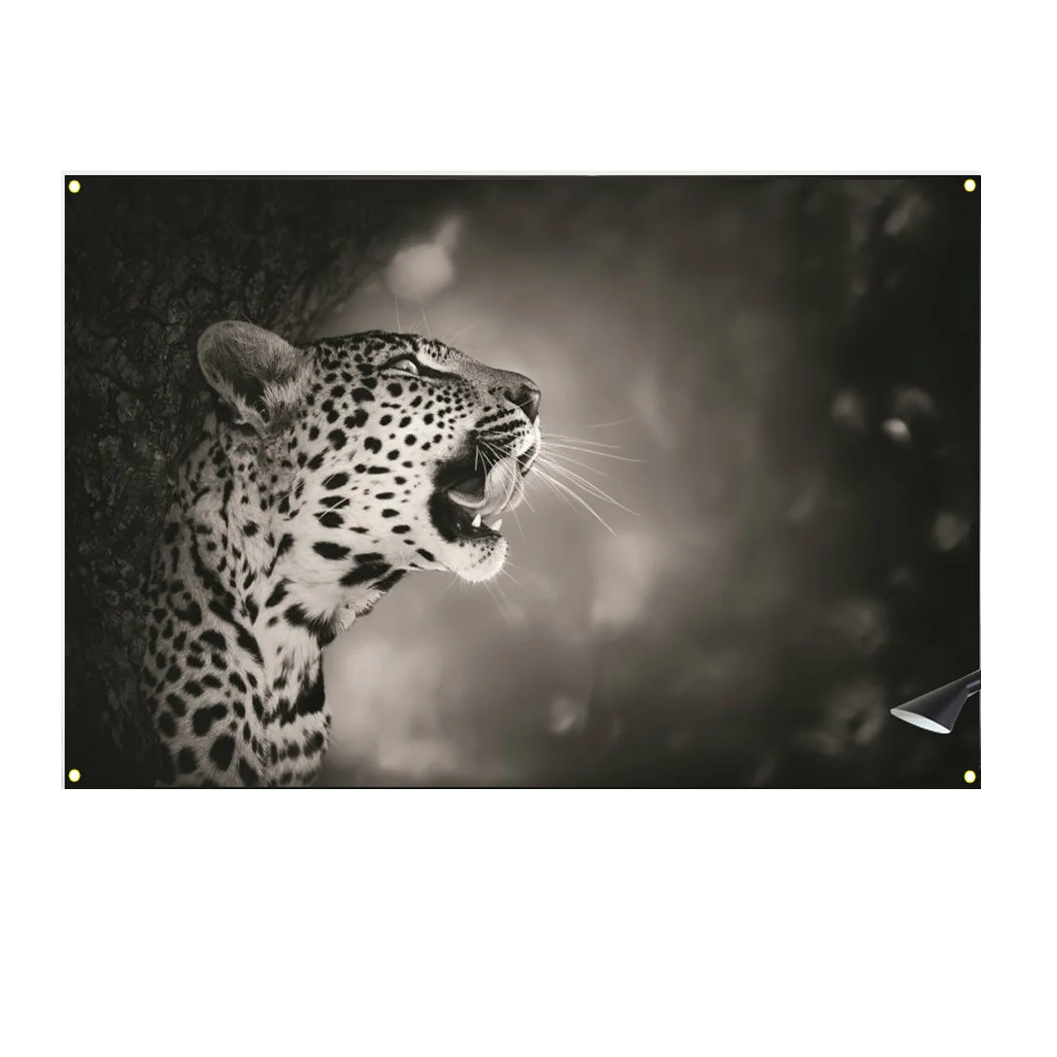 

Leopard painting, living room decoration,sofa background,interior decoration painting,600d4 buckle, 100 * 150cm