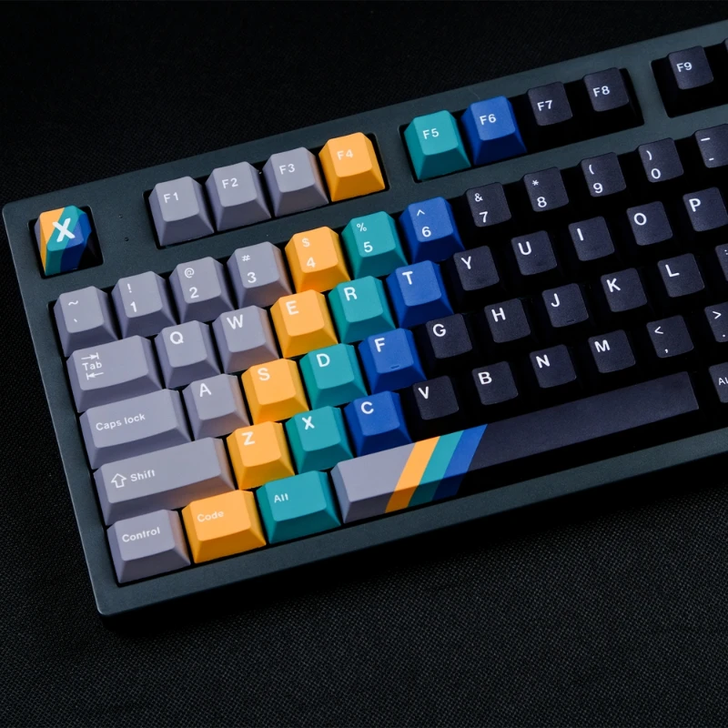 1 Set GMK 129 Keys Record Keycaps Double Shot PBT Cherry Profile Keycap for MX SWitch Mechanical Gaming Keyboard Custom ISO