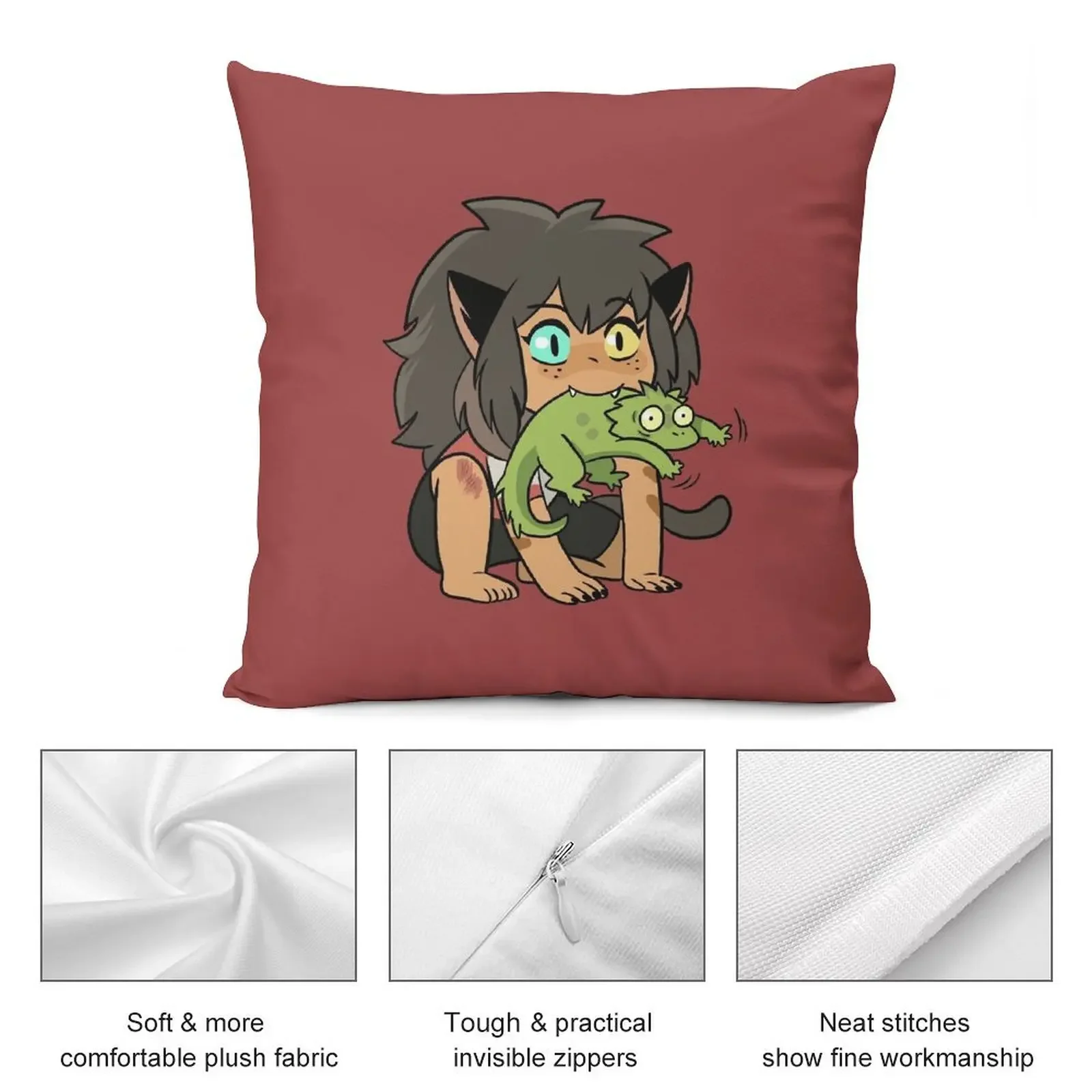 Декоративная подушка Baby Catra and Rogelio чехол для диванной подушки мраморный